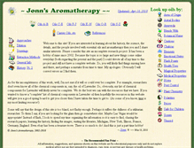 Tablet Screenshot of jonnsaromatherapy.com